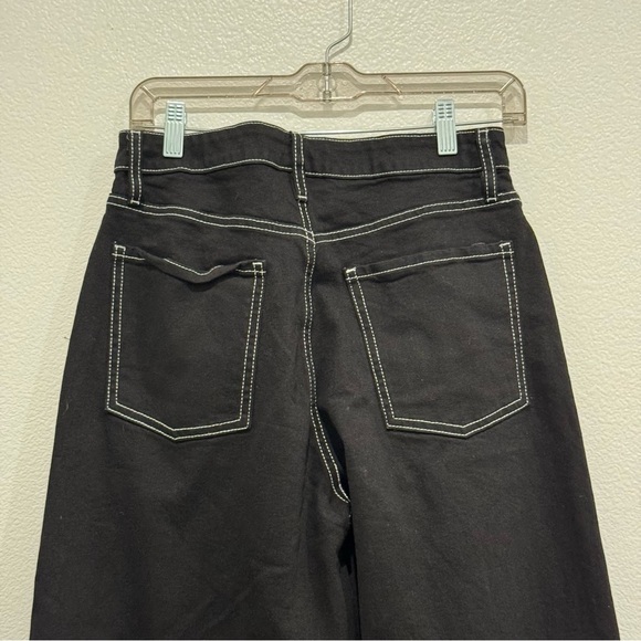 Hot Topic Sanrio My Melody Kuromi Wide Leg Pants Sz 5 Juniors Baggy Y2K Retro - Picture 12 of 12